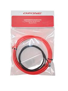 KIT CABOS TRAV. + ESP. TRAV. C/ TEFLON VERMELHO NEON OZONE